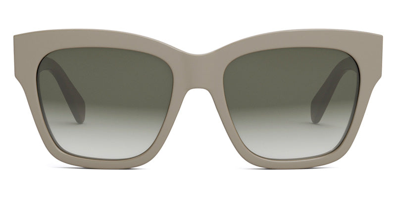 Celine® CL40253I CLN CL40253I 59F 55 - Shiny Khaki / Brown Sunglasses