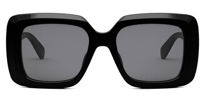 Celine® CL40263I CLN CL40263I 01A 54 - Shiny Black / Smoke Sunglasses