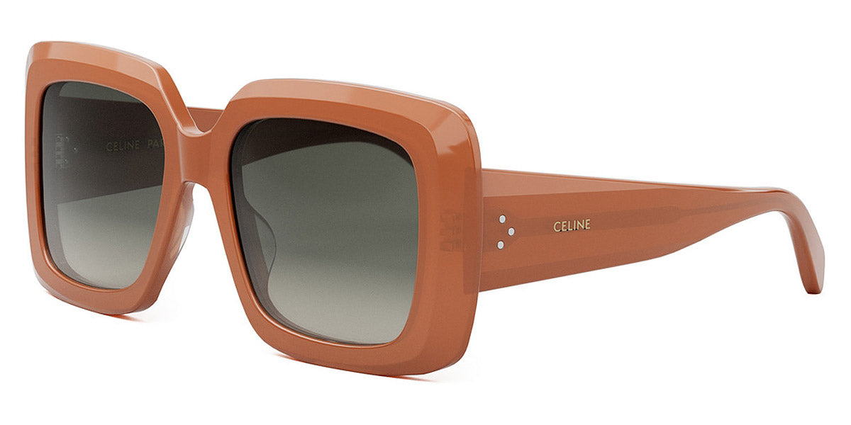 Celine® CL40263I CLN CL40263I 42F 54 - Shiny Milky Rust / Brown Sunglasses