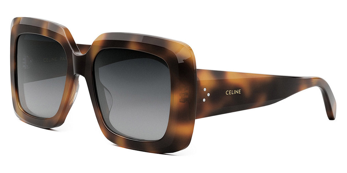 Celine® CL40263I CLN CL40263I 53B 54 - Shiny Classic Havana / Smoke Sunglasses