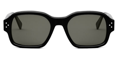 Celine® CL40266U CLN CL40266U 01A 53 - Shiny Black / Smoke Sunglasses