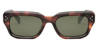 Celine® CL40267U CLN CL40267U 54N 54 - Shiny Red Havana / Green Sunglasses