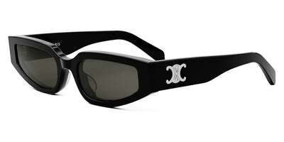 Celine® CL40269U CLN CL40269U 01A 54 - Shiny Black / Smoke Sunglasses
