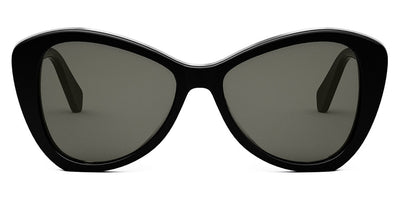 Celine® CL40270U CLN CL40270U 01A 55 - Shiny Black / Smoke Sunglasses