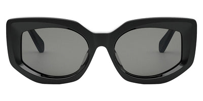 Celine® CL40277F CLN CL40277F 01A 54 - Shiny Black / Smoke Sunglasses