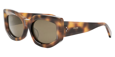 Celine® CL40277F CLN CL40277F 53E 54 - Shiny Havana / Brown Sunglasses