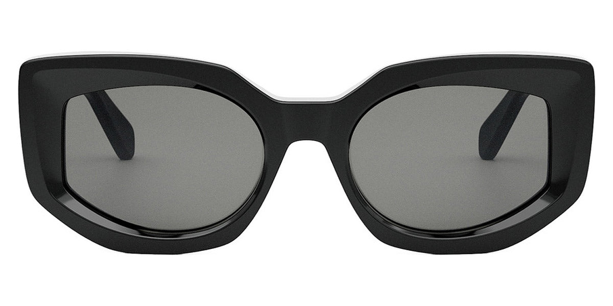 Celine® CL40277I CLN CL40277I 01A 54 - Shiny Black / Smoke Sunglasses
