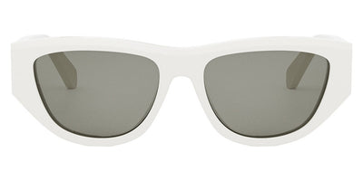 Celine® CL40278U CLN CL40278U 25A 55 - Shiny Ivory / Smoke Sunglasses