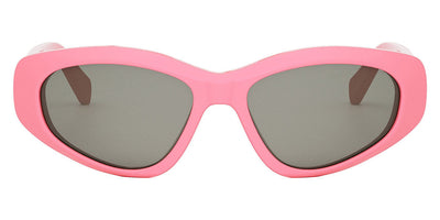 Celine® CL40279U CLN CL40279U 75A 57 - Shiny Light Pink / Smoke Sunglasses