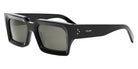 Celine® CL40280U CLN CL40280U 01A 54 - Shiny Black / Smoke Sunglasses