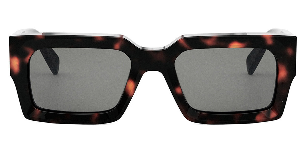 Celine® CL40280U CLN CL40280U 52A 54 - Shiny Dark Havana / Smoke Sunglasses