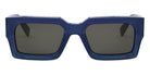 Celine® CL40280U CLN CL40280U 90A 54 - 90A Shiny Blue / Smoke Sunglasses