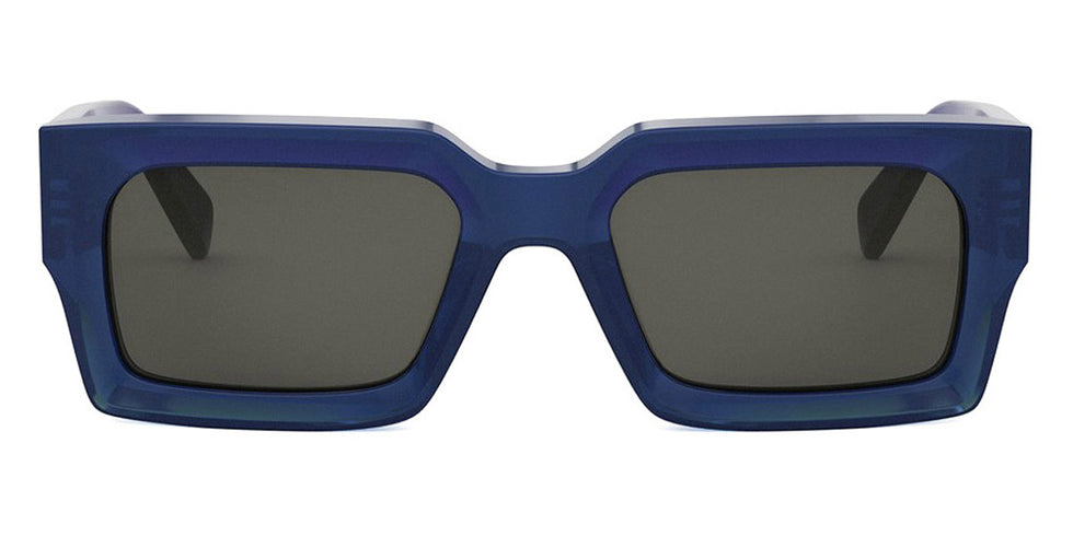 Celine® CL40280U CLN CL40280U 90A 54 - 90A Shiny Blue / Smoke Sunglasses