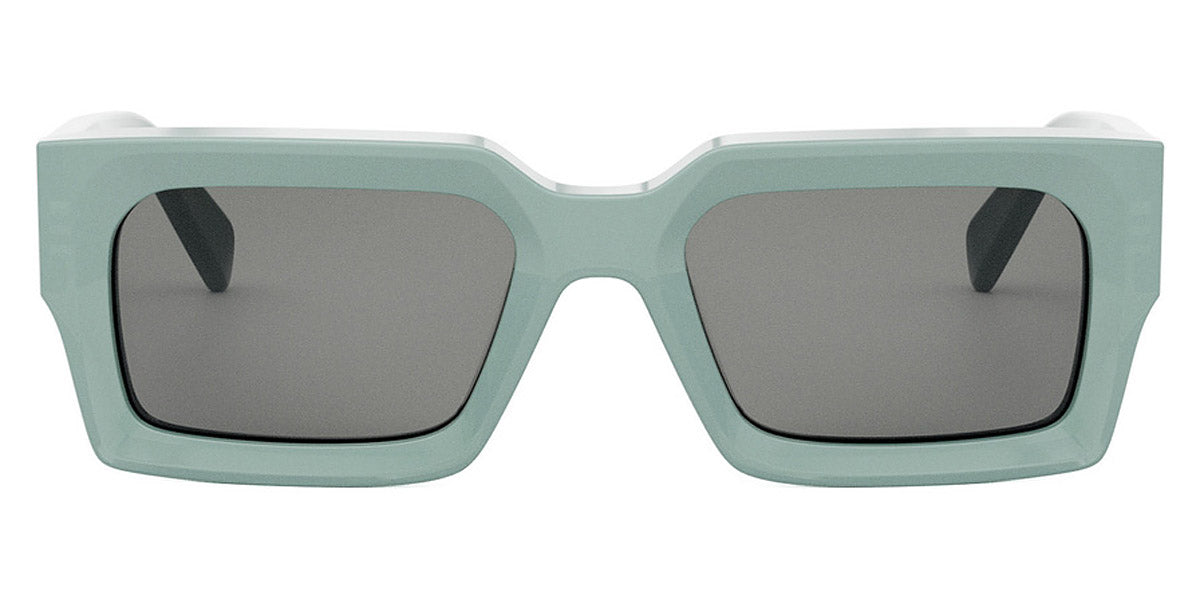 Celine® CL40280U CLN CL40280U 93A 54 - Shiny Lime Transparent / Smoke Sunglasses