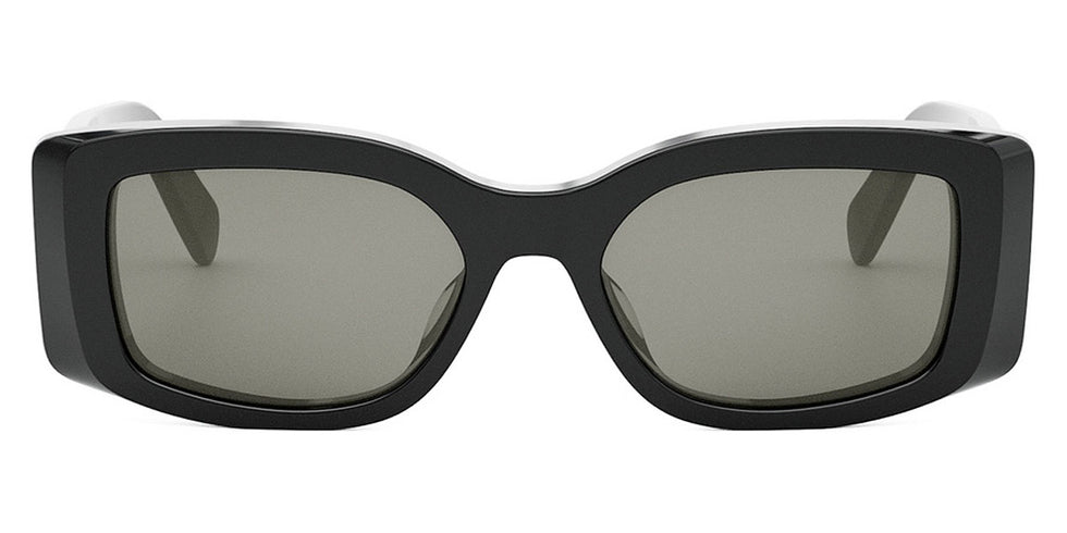 Celine® CL40282U CLN CL40282U 01A 53 - Shiny Black / Smoke Sunglasses