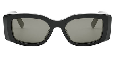 Celine® CL40282U CLN CL40282U 01A 53 - Shiny Black / Smoke Sunglasses