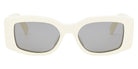 Celine® CL40282U CLN CL40282U 25A 53 - Shiny Ivory / Smoke Sunglasses