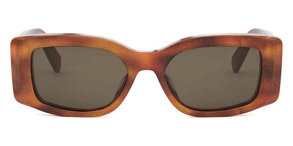 Celine® CL40282U CLN CL40282U 53E 53 - 53E Shiny Havana / Brown Sunglasses