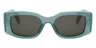 Celine® CL40282U CLN CL40282U 93a 53 - Shiny Lime Transparent Sunglasses