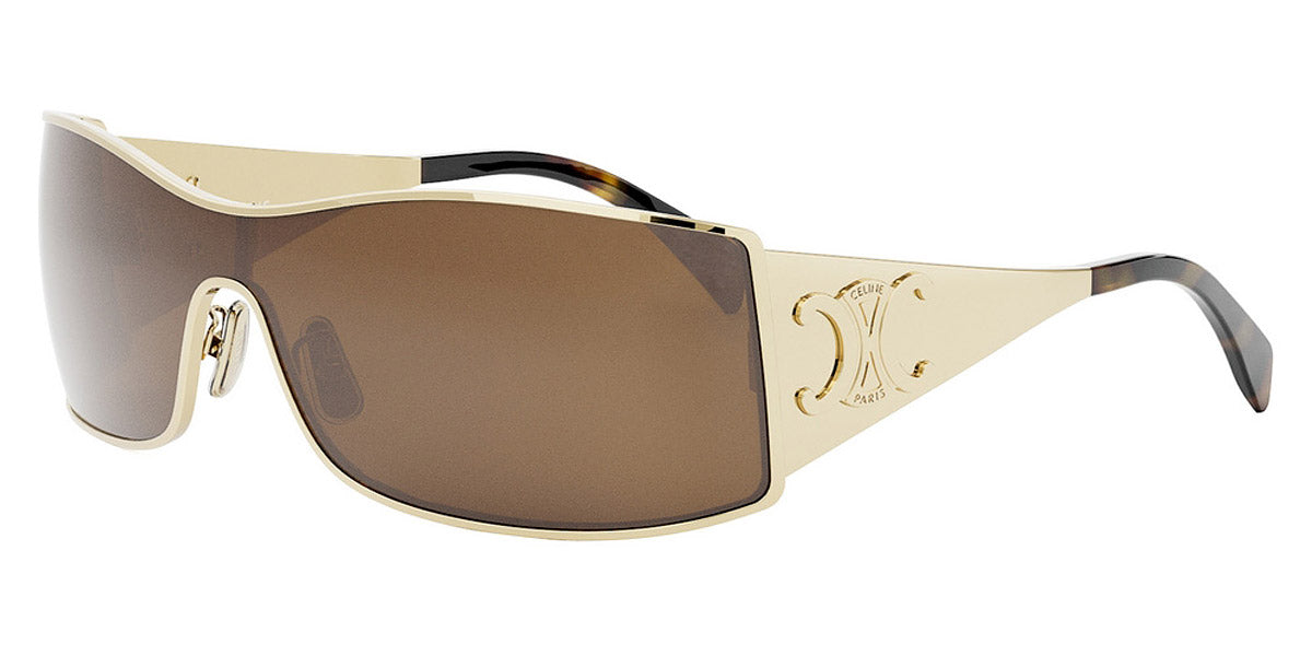 Celine® CL40283U CLN CL40283U 30E 00 - Shiny Endura Gold / Brown Sunglasses