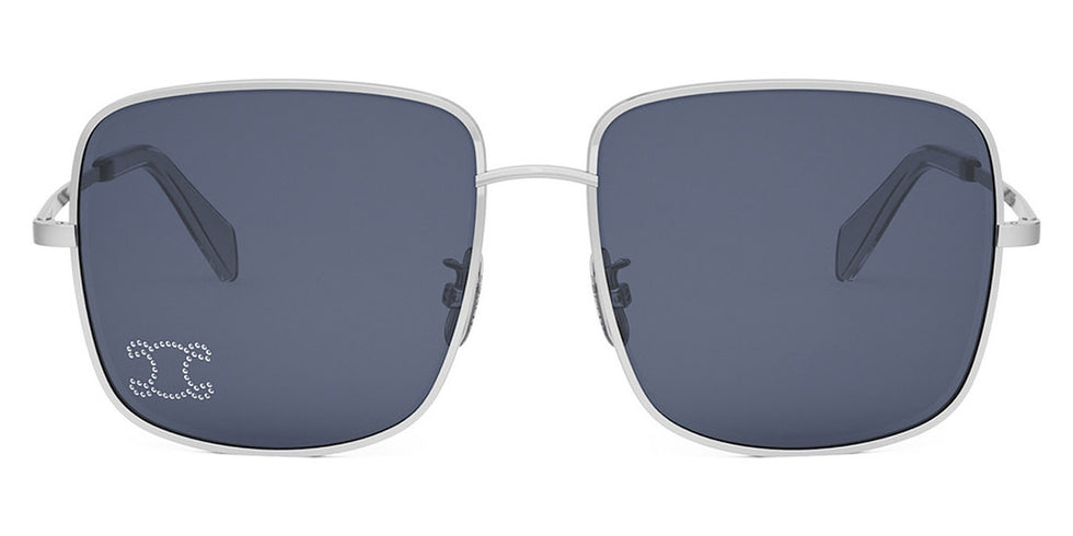 Celine® CL40284U CLN CL40284U 16V 59 - Shiny Palladium / Blue Sunglasses