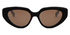 Celine® CL40286I CLN CL40286I 01e 53 - Shiny Black Sunglasses