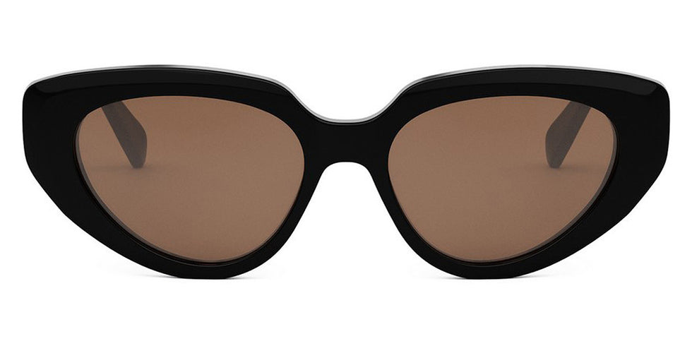 Celine® CL40286I CLN CL40286I 01e 53 - Shiny Black Sunglasses