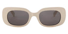 Celine® CL40287U CLN CL40287U 25A 51 - 25A Shiny White / Grey Normal Sunglasses