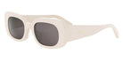 Celine® CL40287U CLN CL40287U 25A 51 - 25A Shiny White / Grey Normal Sunglasses
