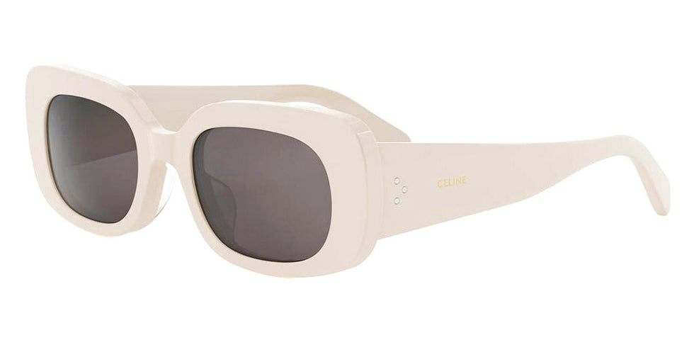 Celine® CL40287U CLN CL40287U 25A 51 - 25A Shiny White / Grey Normal Sunglasses