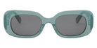 Celine® CL40287U CLN CL40287U 93a 51 - Shiny Lime Transparent Sunglasses