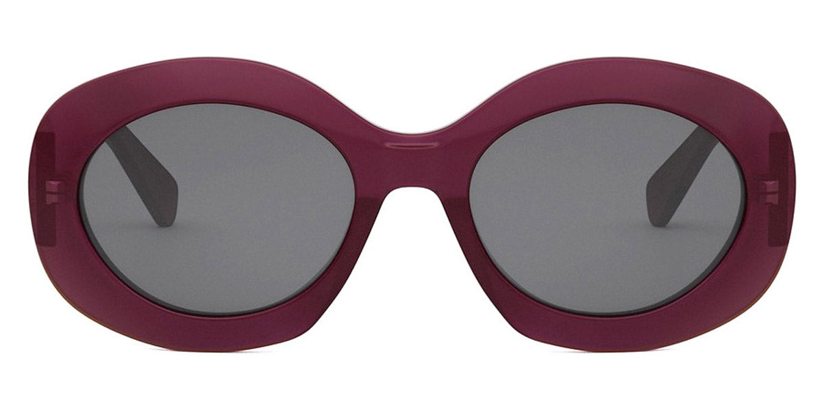 Celine® CL40292U CLN CL40292U 69A 54 - 69A Shiny Bordeaux / Smoke Sunglasses