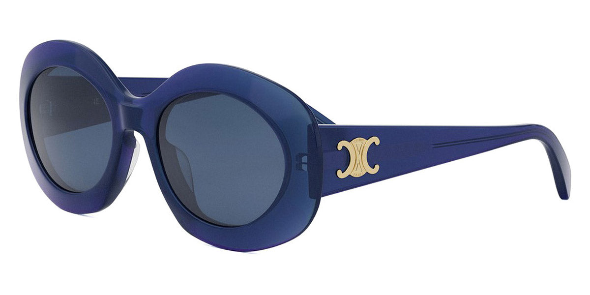 Celine® CL40292U CLN CL40292U 90V 54 - 90V Shiny Blue / Blue Sunglasses