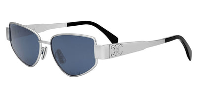 Celine® CL40293U CLN CL40293U 16V 55 - 16V Shiny Palladium / Blue Sunglasses