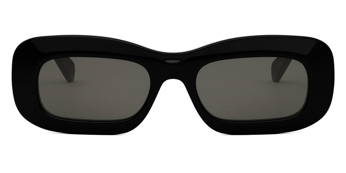 Celine® CL40294I CLN CL40294I 01A 53 - 01A Shiny Black / Smoke Sunglasses