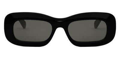 Celine® CL40294I CLN CL40294I 01A 53 - 01A Shiny Black / Smoke Sunglasses