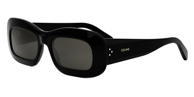 Celine® CL40294I CLN CL40294I 01A 53 - 01A Shiny Black / Smoke Sunglasses