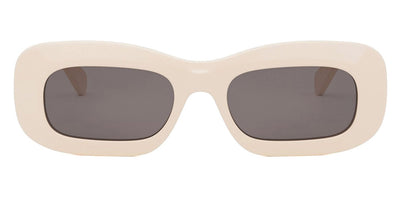 Celine® CL40294I CLN CL40294I 25A 53 - 25A Shiny Ivory / Smoke Sunglasses