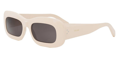 Celine® CL40294I CLN CL40294I 25A 53 - 25A Shiny Ivory / Smoke Sunglasses