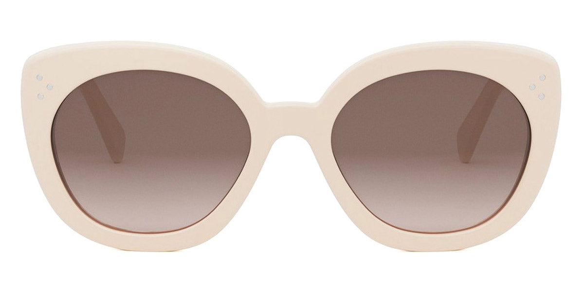 Celine® CL40295I CLN CL40295I 25F 56 - 25F Shiny Ivory / Gradient Brown Sunglasses