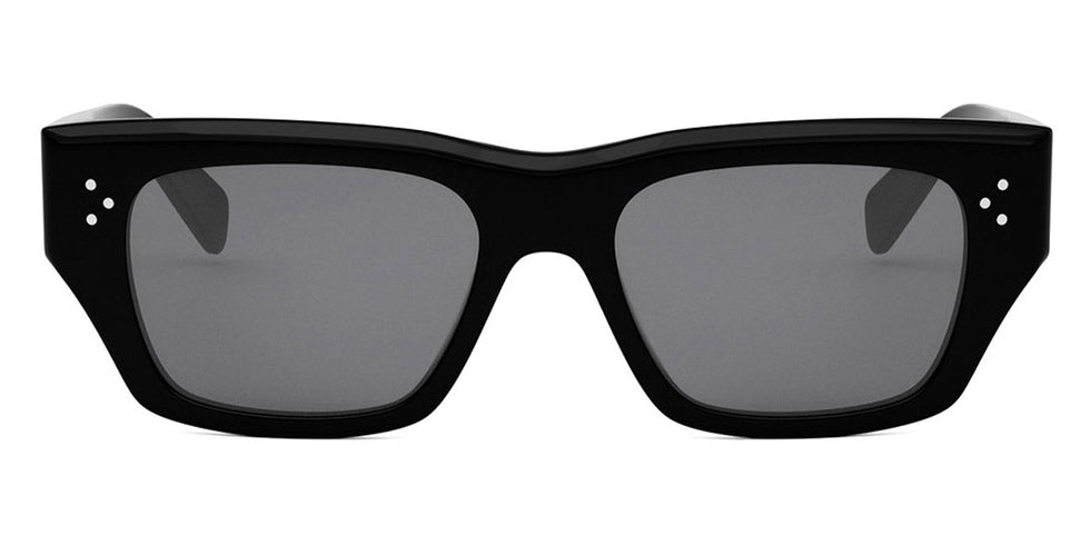 Celine® CL40297U CLN CL40297U 01A 53 - 01A Shiny Black / Smoke Sunglasses