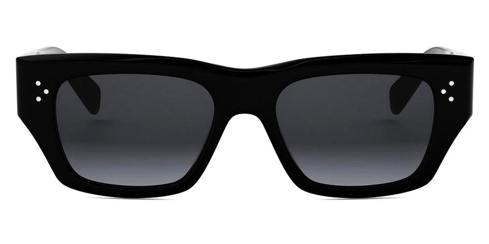 Celine® CL40297U CLN CL40297U 01B 53 - 01B Shiny Black / Grey Gradient Sunglasses