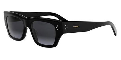 Celine® CL40297U CLN CL40297U 01B 53 - 01B Shiny Black / Grey Gradient Sunglasses