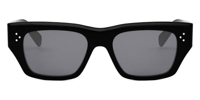 Celine® CL40297U CLN CL40297U 01D 53 - 01D Shiny Black / Smoke Polarized Sunglasses