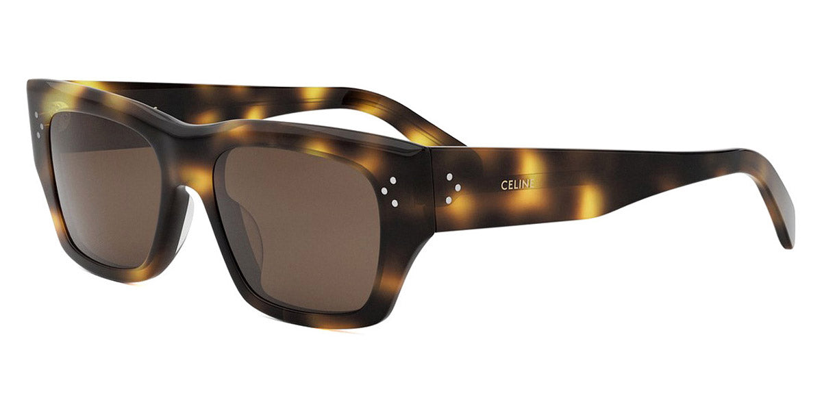 Celine® CL40297U CLN CL40297U 53E 53 - 53E Shiny Havana / Brown Sunglasses
