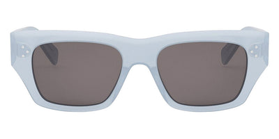 Celine® CL40297U CLN CL40297U 84A 53 - 84A Blu Transparent/Shiny Opaline / Smoke Sunglasses