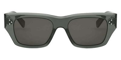 Celine® CL40297U CLN CL40297U 93A 53 - 93A Shiny Green / Grey Sunglasses