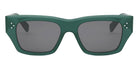 Celine® CL40297U CLN CL40297U 96A 53 - 96A Shiny Green / Smoke Sunglasses