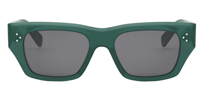 Celine® CL40297U CLN CL40297U 96A 53 - 96A Shiny Green / Smoke Sunglasses