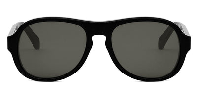 Celine® CL40298I CLN CL40298I 01A 56 - 01A Shiny Black / Smoke Sunglasses